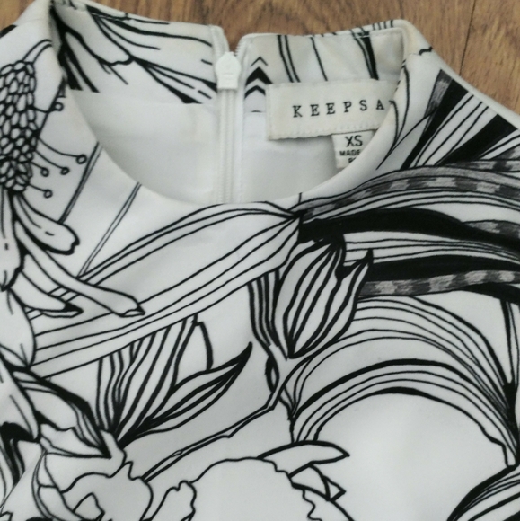 KEEPSAKE THE LABEL | White Floral Print Dress - Picture 8 of 11
